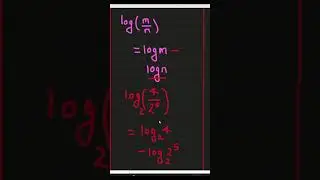 LOG PROPERTIES AND ITS APPLICATION #mathsmastery #shorttrick #mathtrick  #mathshortcut #logarithm