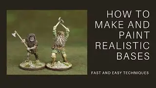 Easy realistic basing for your minis