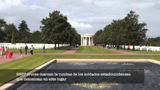 Cementerio Militar Americano, Omaha Beach  (lugar histórico por el desembarco de Normandia)