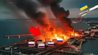 Ukraine DESTROYS Russian Fuel Lifeline in a 90-Second Drone Strike
