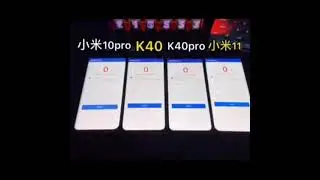 Mi 10, Redmi K40, Redmi K40 Pro va Mi 11 AnTuTu testi.