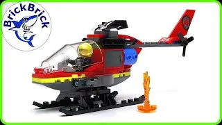 LEGO City Fire Rescue Helicopter 60411 - Speed Build Review