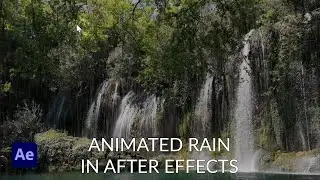 Animated Realistic Rain in After Effects