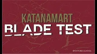 Katana Blade Test (Katanamart)