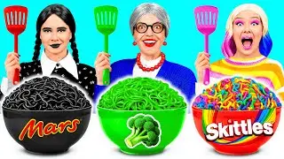 Кулинарный Челлендж: Уэнсдей Против Бабушки | Смешные Кухонные Войны от BaRaDa Gold Challenge