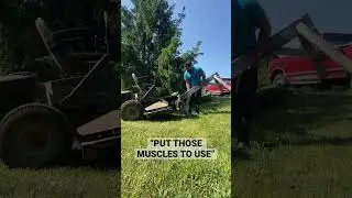 Best Way to Clean a Mower Deck (If You&rsquo;re Strong Enough)