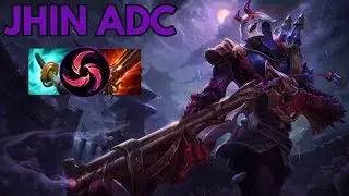Blood Moon Jhin ADC-League of Legends Full Gameplay