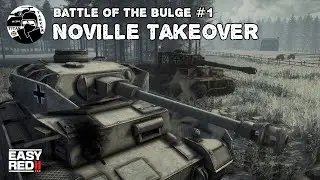 Battle of the Bulge #1 - Noville Takeover (AXIS) | Easy Red 2 Germany Gameplay (No Commentary)