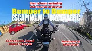 Monday Traffic Battle 😅 | MotoVlog Suzuki | Epic Tacloban Traffic #motorcycle #motovlog #insta360