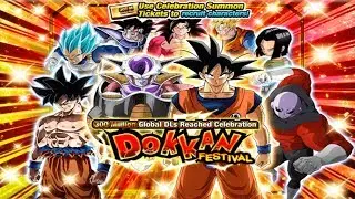 TONS of Ticket Summons!! Dragon Ball Z Dokkan Battle 300 Million Celebration Time!!