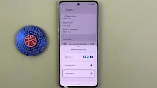 Как скрыть значок уведомлений в строке состояния на OPPO Reno8 T 5G Android 14