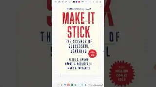 Make It Stick: The Science of Successful Learning (Book summary)