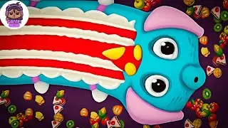 🐍WormsZone.io ❤001 Slither Snake Top01 /Best World Record Snake Epic cacing WormsZoneio #2038#viral 