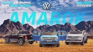 VW Amarok Licensed 12V & 24V Ride On Car With Parental Remote Control