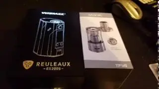 Wismec Reuleaux RX200S and Smok TFV4 Unboxing