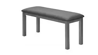 1433 Dark Gray Bench from Monarch