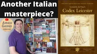 Leonardo da Vinci's Codex Leicester how to play resource management worker placement game AmassGames