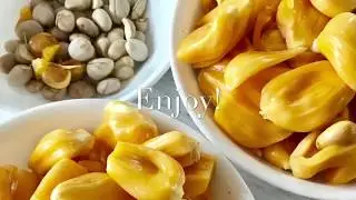 How to Safely Cut Open Whole Ripe Jackfruit