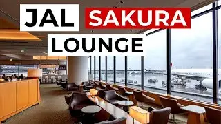 Japan Airlines JAL Sakura Lounge Narita Tokyo 2020 | Business Class Lounge