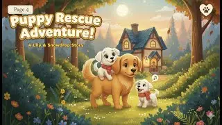 Lost Puppy Gets Rescued! | Puppy Rescue Adventure | Bedtime Story