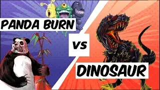 Panda Burn VS Dinosaurier // Goat Format Duell🔥