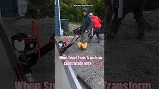 When Smart Tools Transform Construction Work 🚧 | Engineering Marvels