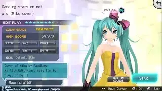 Project Diva F 2nd (English) Edit Play - Dancing stars on me! (Perfect) [60fps]