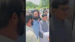 pti leadership Junaid Akbar president kpk outside Islamabad high court for today's case