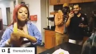 Trina Vs K Foxx #BananaChallenge