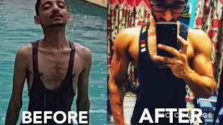Body Transformation | Natural Skinny to Muscular journey (23-24) | Inspiration & Emotional