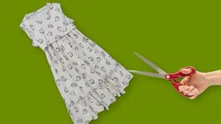 Comfortable Summer Dress for 8-Year-Old Children &ndash; Easy Sewing Flounce Pattern