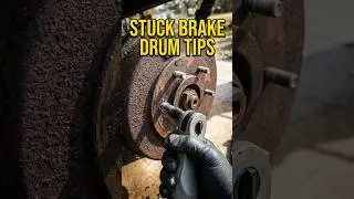 How to remove a stuck brake drum