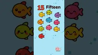Count Fish from 1 to 15 🐠 | Calm Learning for Kids | Little Mochi Co 