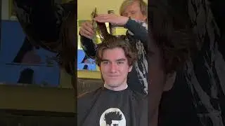 From long and wavy to medium men&rsquo;s haircut by Sergio Slavnov with Avenue Man hair products.