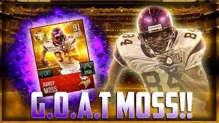 Newest BOSS GOAT 91 OVR RANDY MOSS!! GOAT Bundle Opening Elite Pulls!! Madden Mobile 18