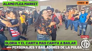 gloria y el carita saludos a todos esos bailadores de la pulga #baile #elrueda #fiesta