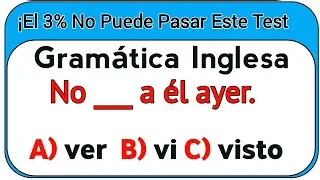 English Test de Gram&aacute;tica | Ingl&eacute;s F&aacute;cil y Divertido