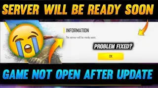 How To Solve Server Will Be Ready Soon Problem In Freefire || Server Will Be Ready Soon Free Fire