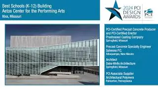 2024 PCI Design Awards Winner: Aetos Center for the Performing Arts