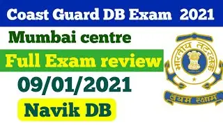 coast guard db exam review 2021 || coast guard exam review