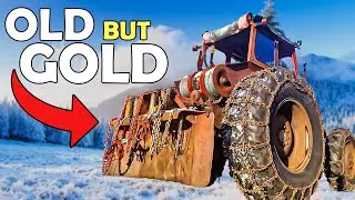 MF 165 4WD Skidder Overview & Mounting Winch