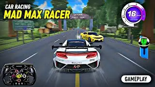 Mad Max Racer Traffic Car Racing Game Gameplay #2 | Extreme Speed, Crashes & Desert Chase!