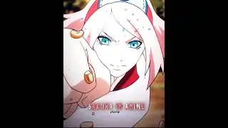 Sakura in anime vs in fanart #anime #sakura #sakurauchiha #sakuraharunoedit #naruto