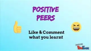 What are positive peer relationships?