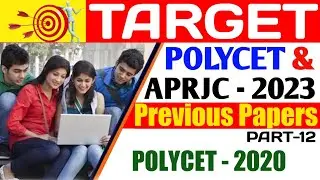 Target polycet 2023 |APRJC 2023|Part-12|polycet 2023 preparation plan |aprjc|tsrjc|polycet 2020