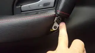 2011 maserati granturismo GTS door panel removal