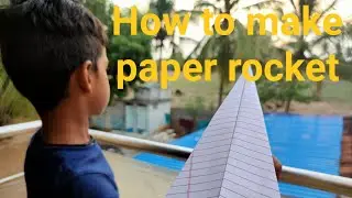 How to make paper rocket | easy