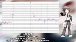 【UTAU English Cover】Hello Kitty 【Ryan Moriyama EXP VOICE+ EN  ADULT 】