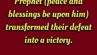 The unparalleled sacrifice made by the Companions in the Battle of Uhud, and the immense love and 