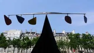 Alexander Calder Mobile Installed In Front Of The Centre Pompidou